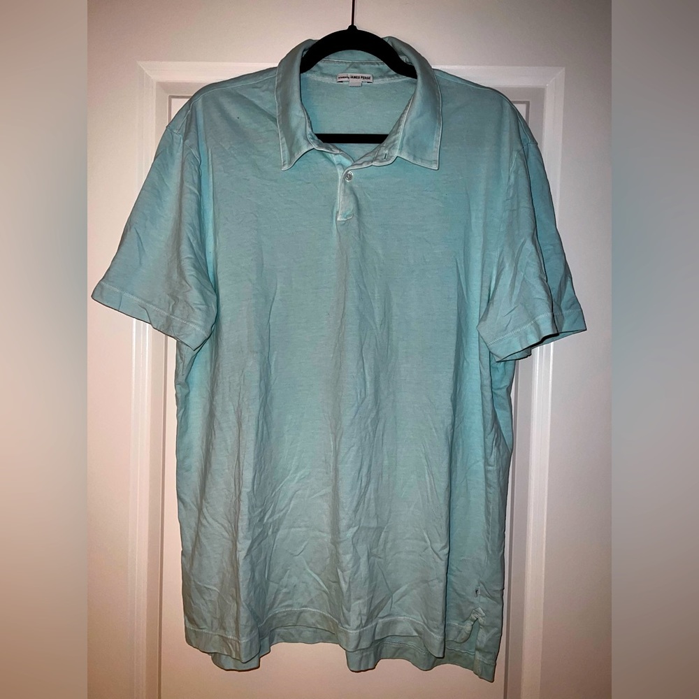 Men’s James Perse Size 3 Sky Blue Polo